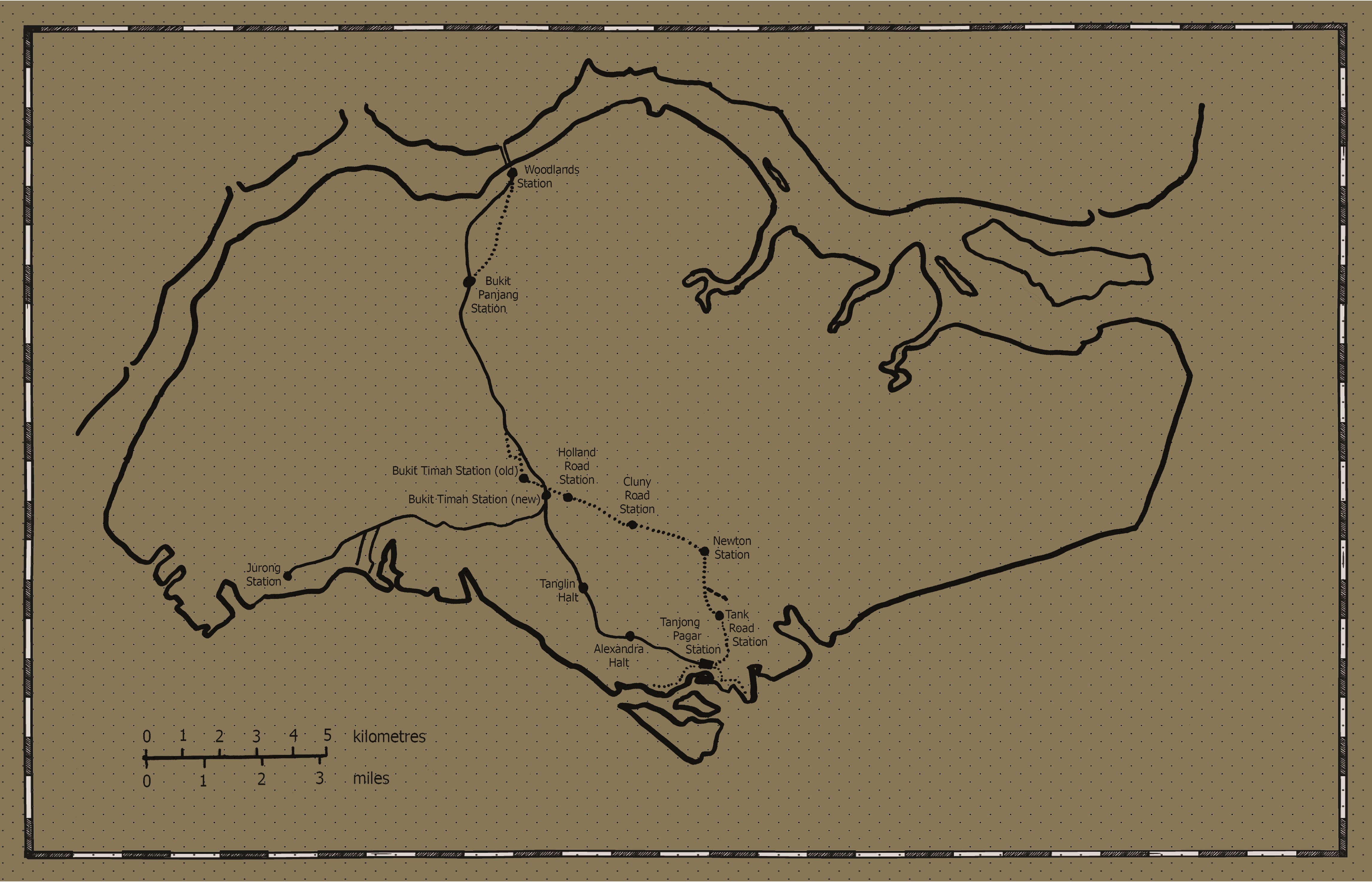 The Orient Express to Bangkok at the Departure Platform. Photos from the author’s collection.